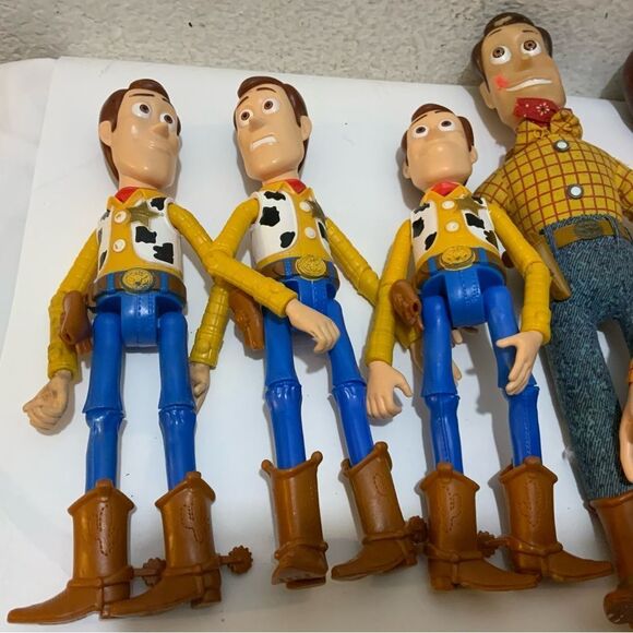 Lot of 5 Disney Parks Pixar Toy Story Woody Plush - Picture 5 of 8